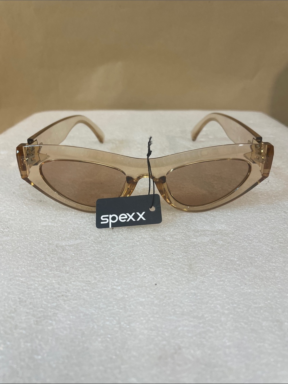 Women's Tan Cat-Eye Sunglasses